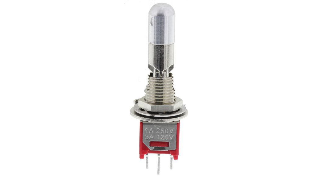 Miniature Toggle Switch ON-OFF-ON 3 A 1CO Soldering Lugs